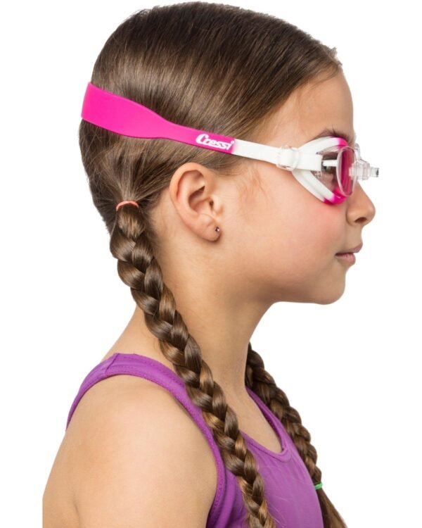 Gafas de Natación Cressi Starfish Blanco/Rosa | Cómodas y Seguras para Niños de 4 a 8 Años - Image 4